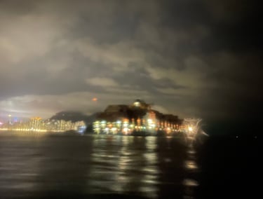 Harbour at the night