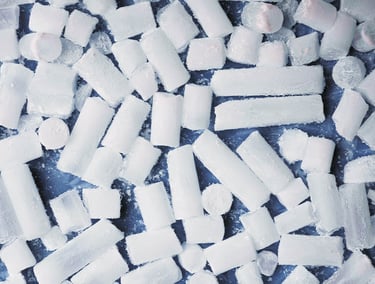 Imagen de hielo seco