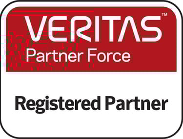 a sign that says,'veritas partner partner partner partner partner partner partner
