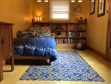 Guest room at Talbotics home/gallery.