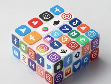 Vibrant graphic showing growth charts and digital tools with a superhero cape.