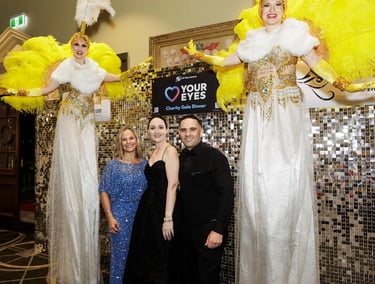 Silver Shimmer Wall spotted at the Eye Ball Charity Dinner in Brisbane City, Brisbane - party hire by SweetAz Co.