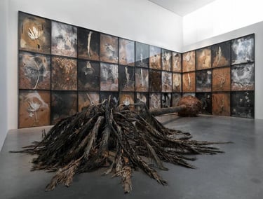 Obra do artista contemporâneo Anselm Kiefer.