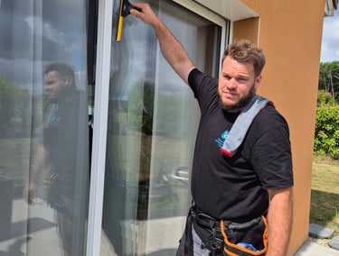 Nettoyage de vitres