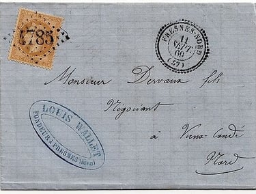 Losange Gros Chiffres 4785 et type 22.