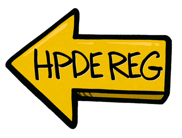 HPDE Registration arrow