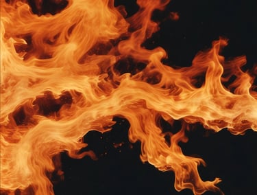Illustration of one of the five Ayurvedic elements — fire element