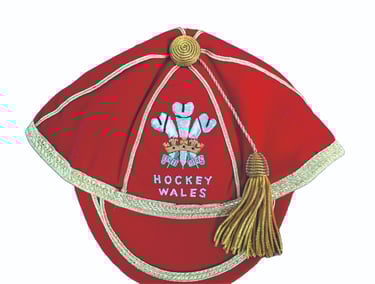 Hockey Wales Honours Cap with Wire trims