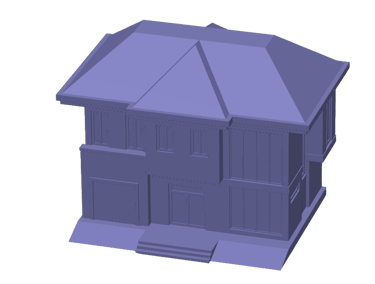 Eden the game of life 3d piece House 