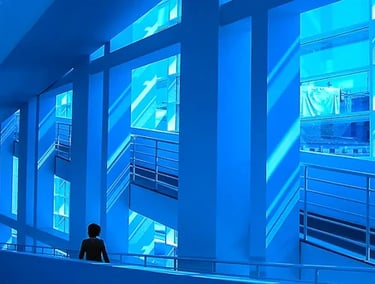 Daylight in buildings gallery - discover the beautify of natural light in interior spaces. 