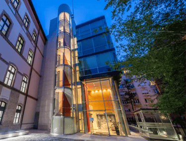 Transparent matters - the NBC office building.