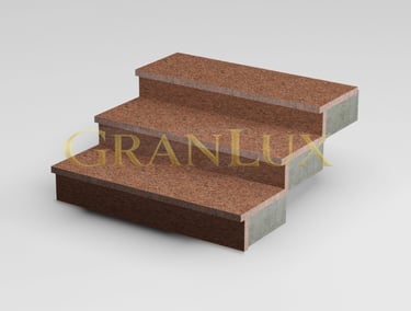 Сходи з лезниківського граніту