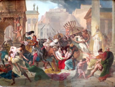 The Sacking of Rome by the Vandals in 455 (Karl Bryullov, 1835-6)