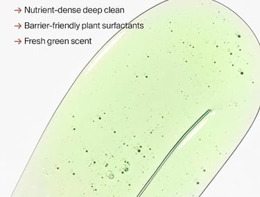 	Close-up of Youth to the People’s antioxidant-rich face wash with a foaming gel texture, featured i