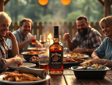 family bbq with jim beam
