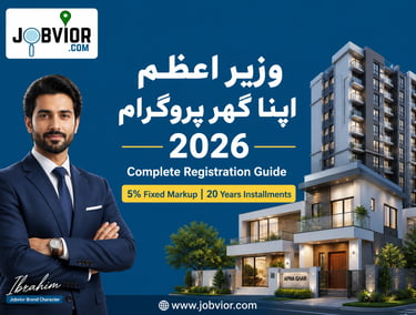 Wazir-e-Azam Apna Ghar Program 2026 Official Poster Jobvior