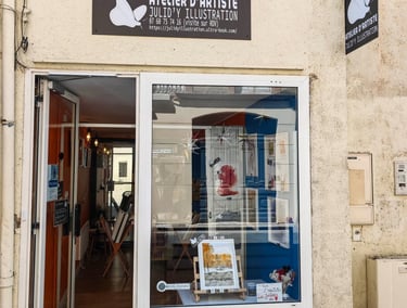 Devanture de la boutique Julid'y Illustration