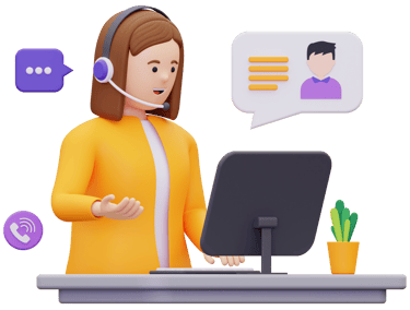 "Customer support icon, representing Excellence Home Tuition’s dedicated assistance for students and