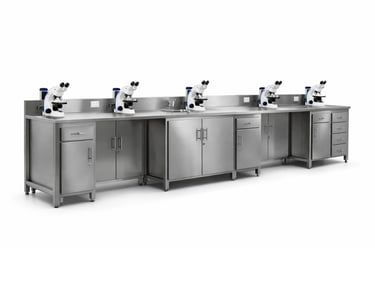 Mobiliario para laboratorio en acero I Durata