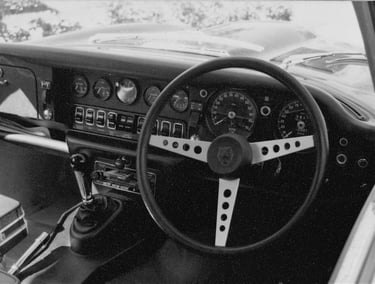 A young Peter Pickering adored his British Racing Green Jaguar E-Type V12 Hardtop, Manual