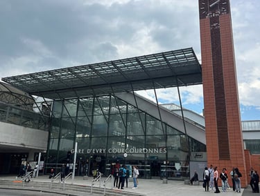 Gare RER D Évry-Courcouronnes transport Paris immobilier