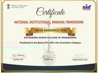 DSCE nirf ranking
