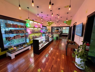Interior of Orlando Downtown Flower Girl Greenhouse dispensary, a local dispensary near me option in Florida