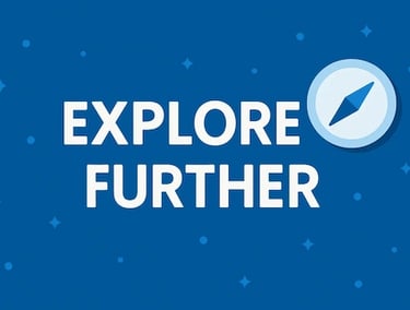 Explore Further banner for blog articles on ibuprofen side effects, dosage, safety, and pain relief information.