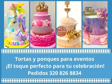 tortas y ponques para bodas cumpleaños