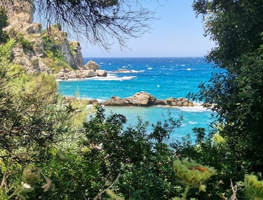 Beachwalk Agios Gordios Corfu Villa Olivia Pentati