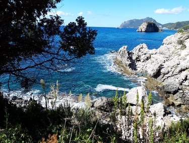 Beachwalk Agios Gordios Corfu Villa Olivia Pentati