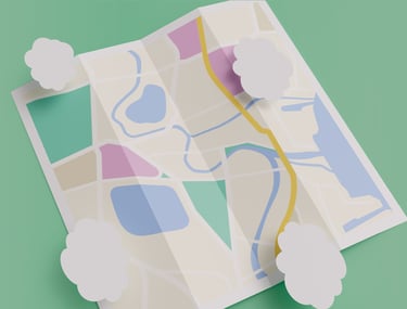 a map of a map of a city with a map of a city