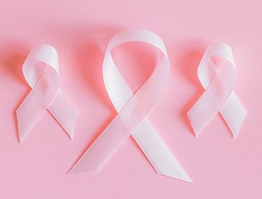 pink cancer ribbons