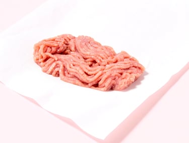 Haché de veau tendre et maigre, préparation artisanale"