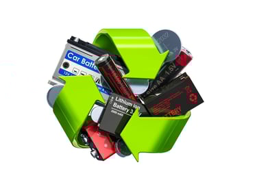 LFP, NMC, LCO black powder, and cell recycling