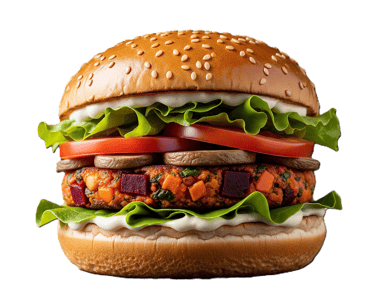 Veggie Burger from PremiYum Foods!