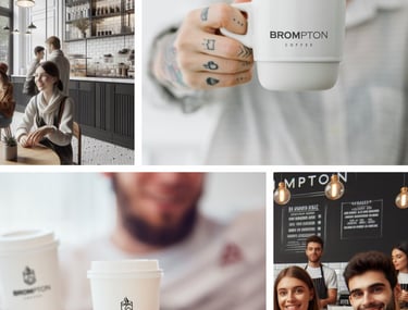 brompton kafe iç mekan görselleri