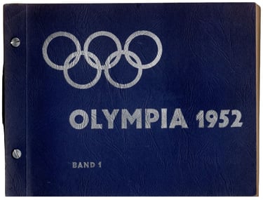 1952 Heuko Die Olympischen Spiele Olympia 1952 Band I Sports  Card Album from Germany