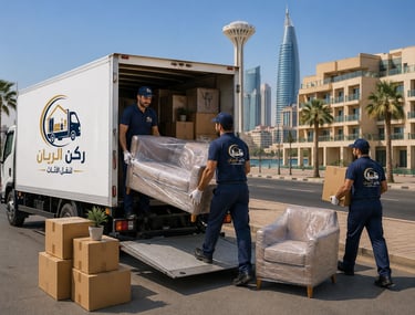 أفضل شركة نقل عفش بعرعر مع الفك والتركيب والتغليف بأسعار تنافسية 2026 | ركن الريان