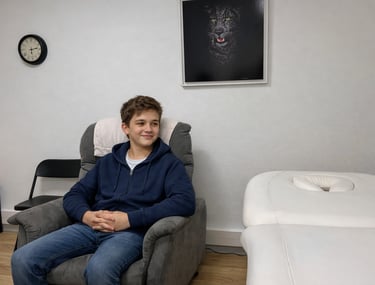 patient adolescent dans le cabinet MAKINELLE de Landerneau à Cap Saint-Luc proche de Brest