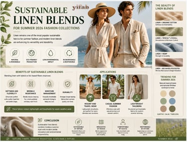 Sustainable Linen Blends for Summer 2026 Fashion Collections
