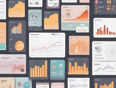 A sophisticated analytics dashboard for social media performance.