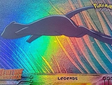 1 Legends Topps Pokémon The FIrst Movie rainbow foil