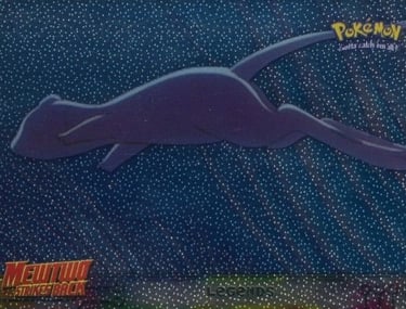 1 Legends Topps Pokémon The FIrst Movie sandpeper silver foil