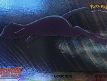 1 Legends Topps Pokémon The FIrst Movie silver foil