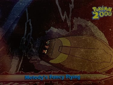 31 Melody's Fancy Flying Topps Pokémon The Movie 2000 silver foil