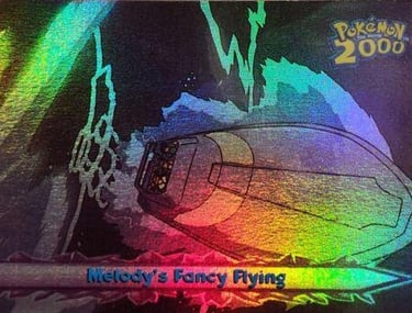 31 Melody's Fancy Flying Topps Pokémon The Movie 2000 rainbow foil