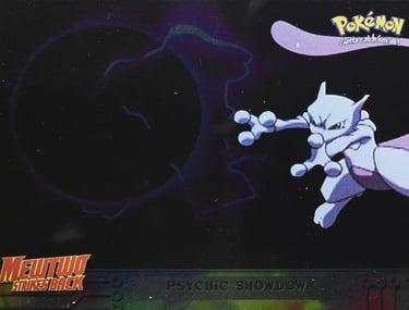 33 Psychic Showdown Topps Pokémon The First Movie silver foil