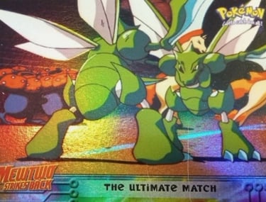 34 The Ultimate Match Topps Pokémon The First Movie rainbow foil