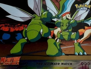 34 The Ultimate Match Topps Pokémon The First Movie silver foil